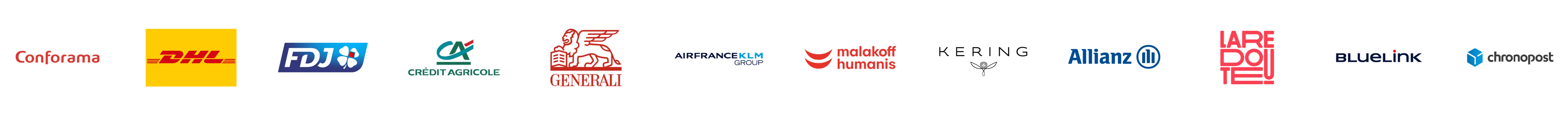 Logos of Odigo customers